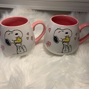 PEANUTS SET OF TWO THANK YOU MUGS